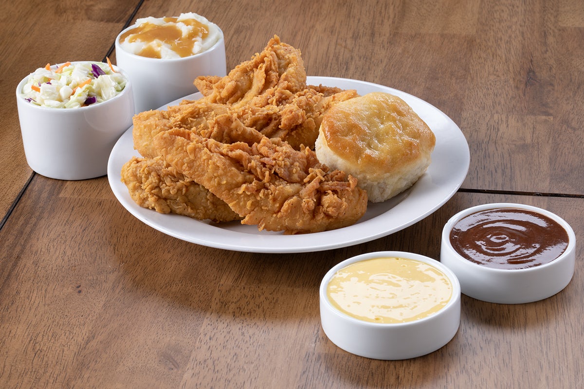 Order 5 Piece Breast Strip Meal  food online from Lee Famous Recipe Chicken store, Dayton on bringmethat.com
