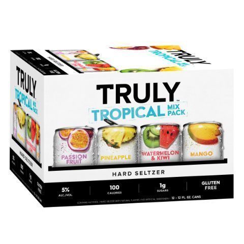 Order TRULY Tropical Hard Seltzer Variety 12 Pack 12oz Can food online from 7-Eleven store, Flagler Beach on bringmethat.com