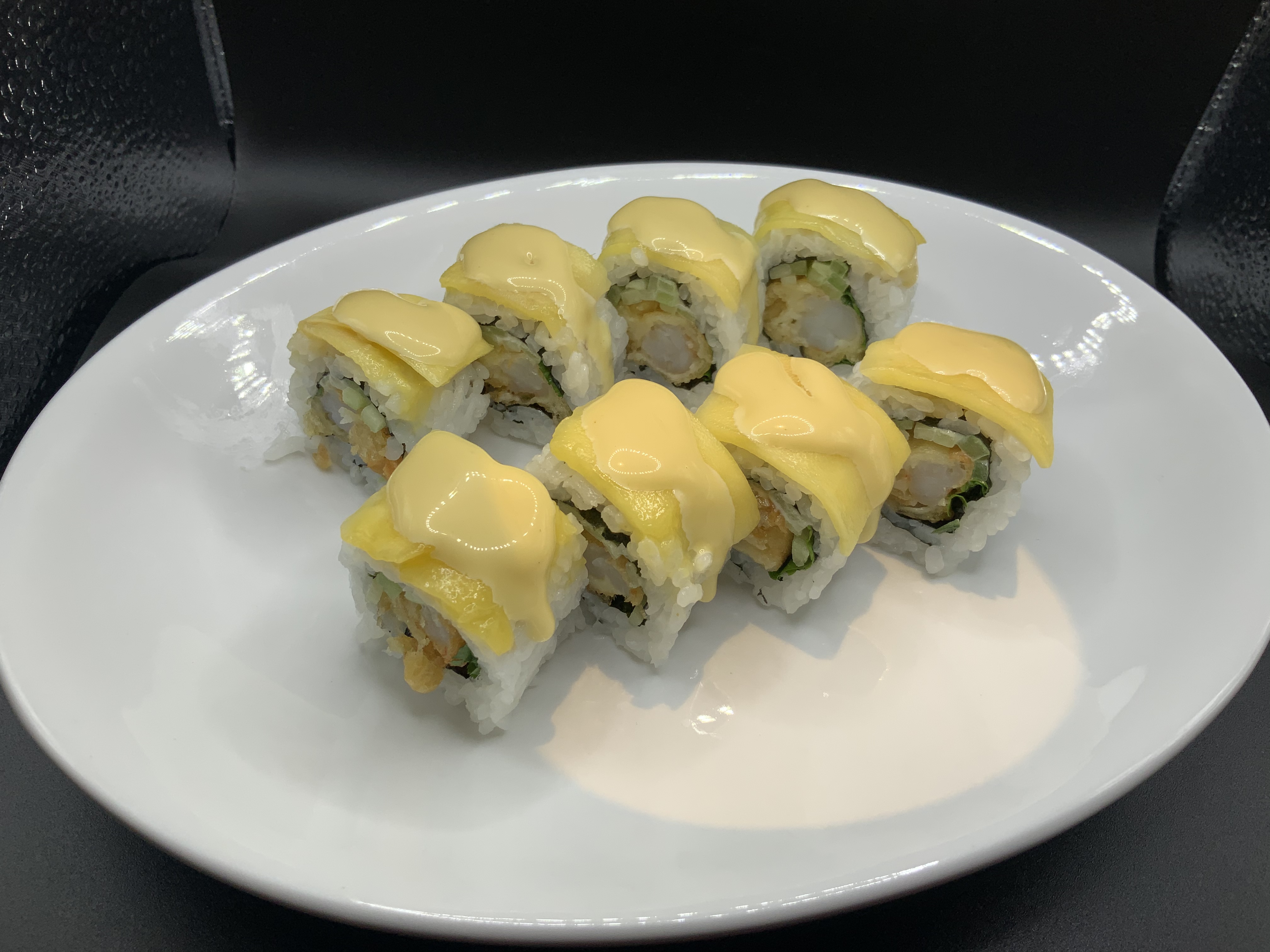 Order 8 Pieces Mango Shrimp Roll food online from Cocoro Japanese store, Chicago on bringmethat.com
