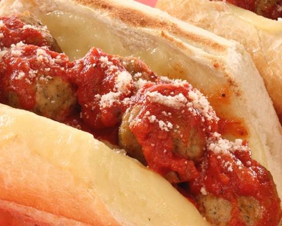 Order Meatball Sub Sandwich ( Regular) food online from Sub Station II store, Fort Wright on bringmethat.com
