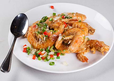 Order Salt & pepper Shrimp (with shell) food online from Canaan Restaurant store, Artesia on bringmethat.com