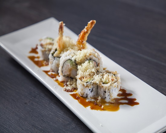 Order TR2 Crunch Roll 4pcs food online from Ginza Sushi store, Torrance on bringmethat.com