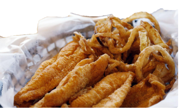 Order Fried Catfish Fillet Basket food online from Solo Burgers&Wings store, Dallas on bringmethat.com