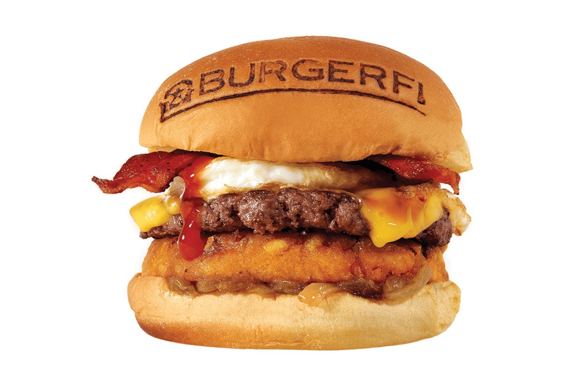 Order BREAKFAST ALL DAY BURGER food online from Burgerfi store, Lexington on bringmethat.com