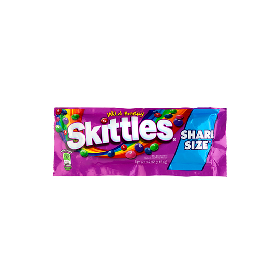 Order Skittles Wildberry Share Size 4 Oz food online from Rebel store, Las Vegas on bringmethat.com