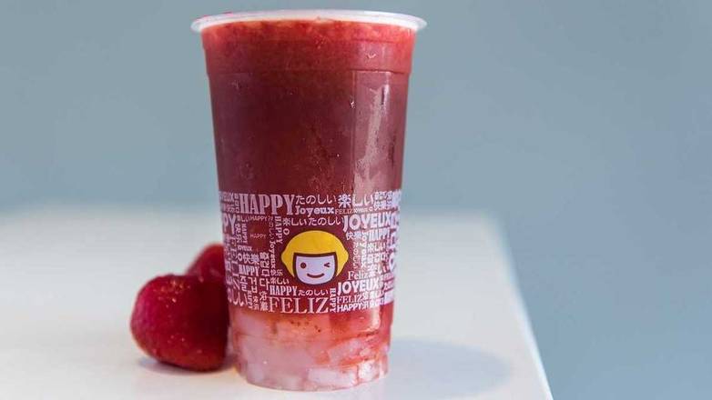 Order G6. Strawberry Black Tea food online from Happy Lemon store, Alameda on bringmethat.com