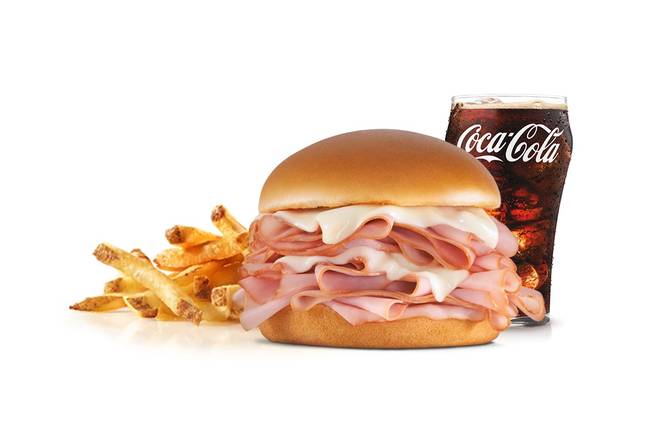Order Big Hot Ham 'N' Cheese™ Combo food online from Hardee 2950 store, Hayes on bringmethat.com