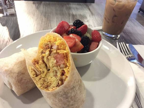 Order Breakfast Burrito food online from Amandine Patisserie Cafe store, Los Angeles on bringmethat.com