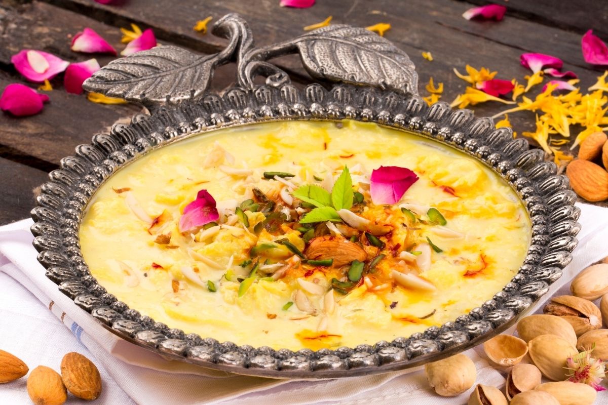 Order 44. Mughlai Kheer food online from Tulsi Indian Eatery store, Los Angeles on bringmethat.com