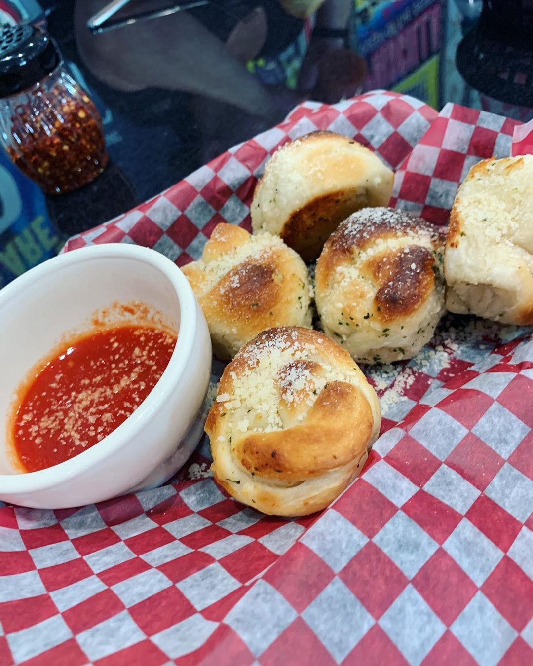 Order Garlic Knots - 2 Pieces food online from Taste Of New York store, West Des Moines on bringmethat.com