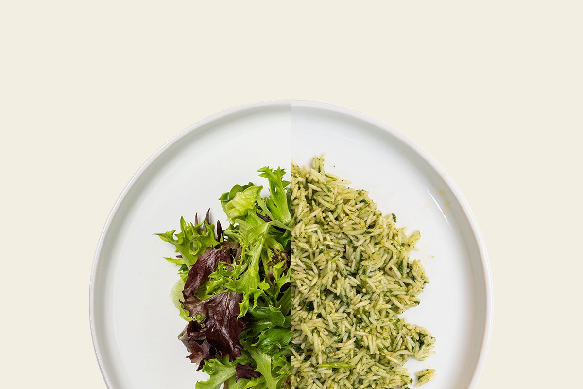 Order Greens + Rice Custom Plate food online from Little Beet store, New York on bringmethat.com