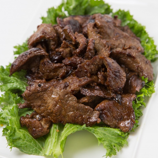 Order A11. Grilled Beef food online from Dokbua Thai Kitchen store, Brookline on bringmethat.com