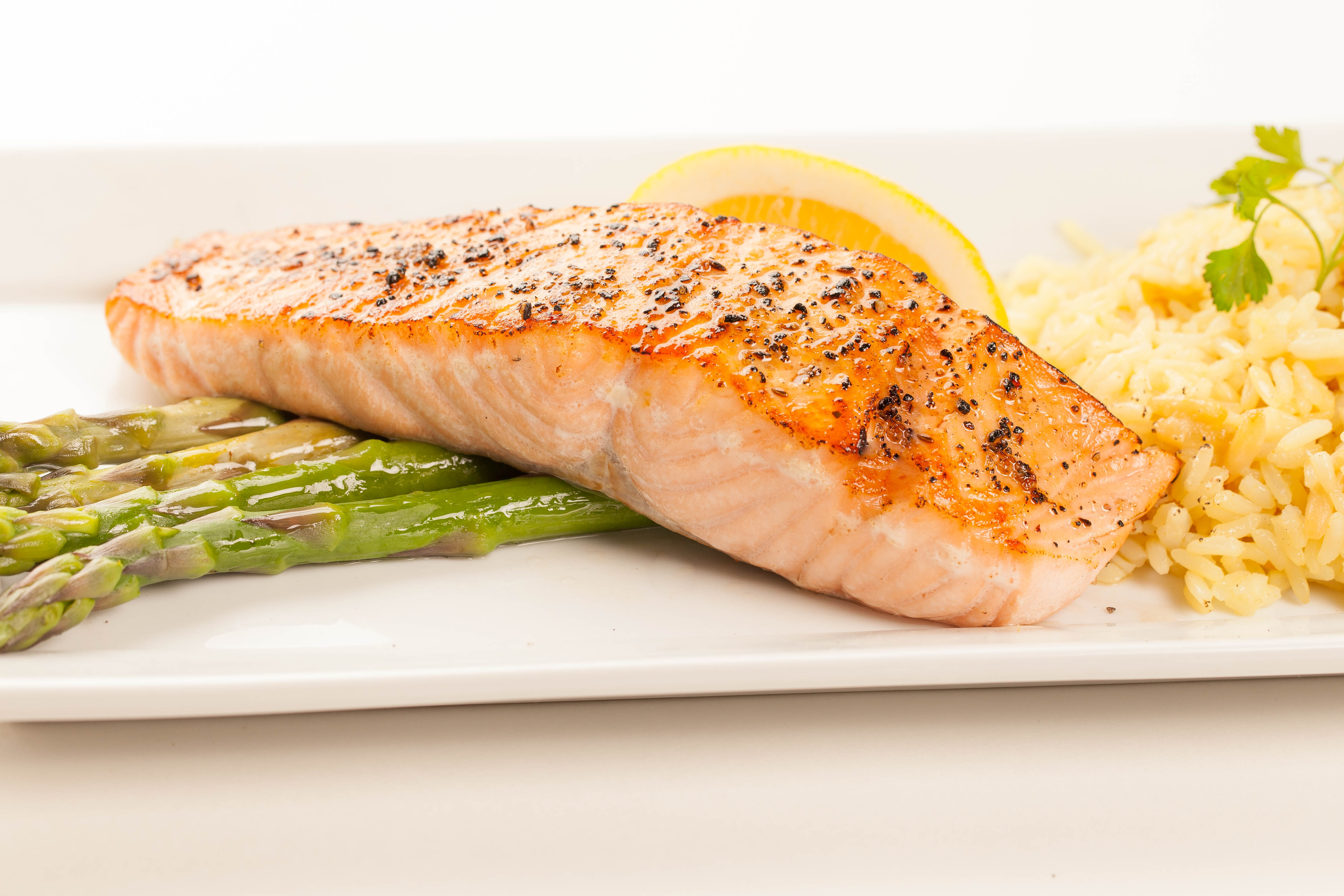 Order Grilled Fresh Atlantic Salmon Dinner food online from Mels Drive-in store, West Hollywood on bringmethat.com