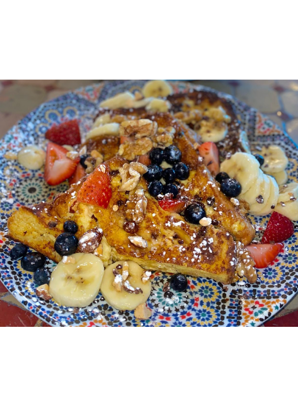 Order APPLE CINNAMON FRENCH TOAST food online from Pause Cafe store, New York on bringmethat.com