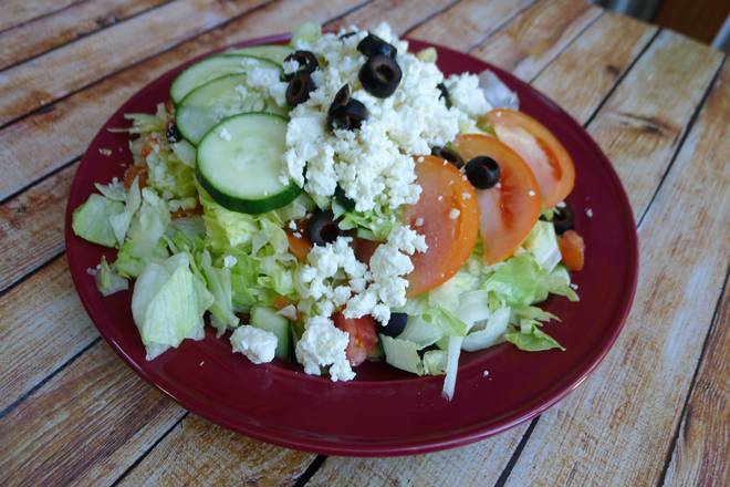 Order Greek Salad food online from Eurogyro store, Akron on bringmethat.com