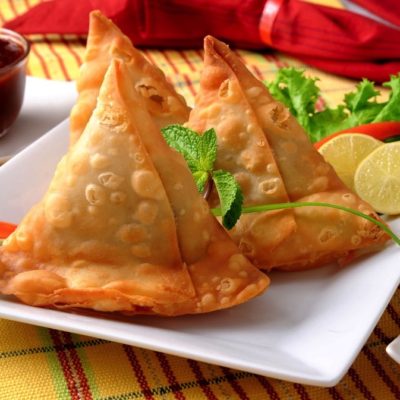 Order Vegetable Samosa food online from Curry Leaf store, Albuquerque on bringmethat.com