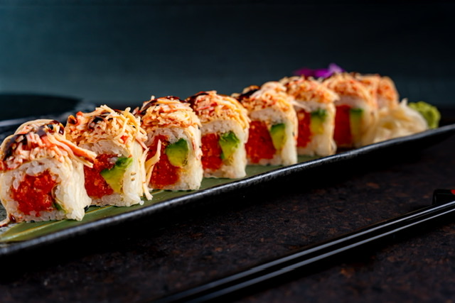 Order Lisa Roll food online from Kinha Sushi store, Garden City on bringmethat.com