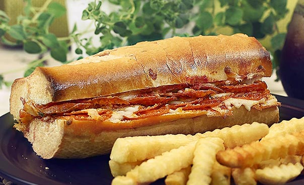 Order Pepperoni Sub food online from Sicily Pizza & Pasta store, Spring on bringmethat.com