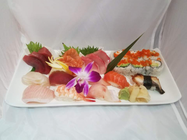 Order Gourmet Sushi and Sashimi Plate food online from Joy Sushi store, Mountain View on bringmethat.com