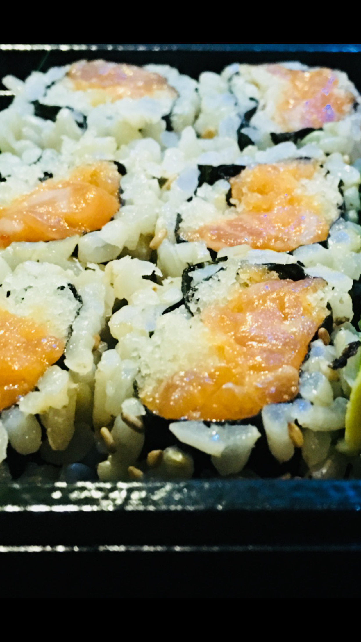 Order Spicy Crunchy Yellow Tail Roll food online from Soho Sushi store, New York on bringmethat.com