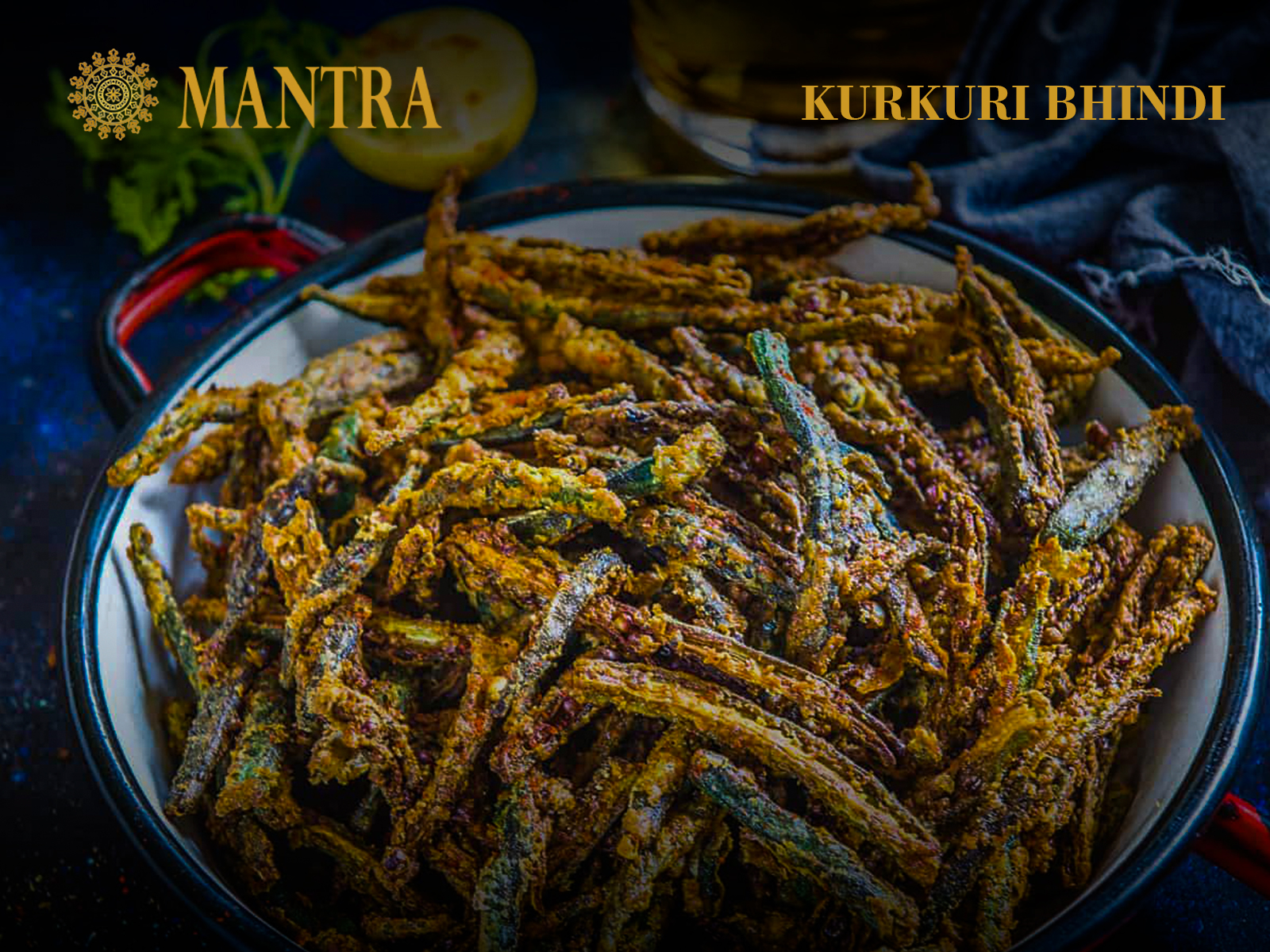 Order Kurkuri Bhindi food online from Mantra Authentic Indian Restaurant store, Jersey City on bringmethat.com