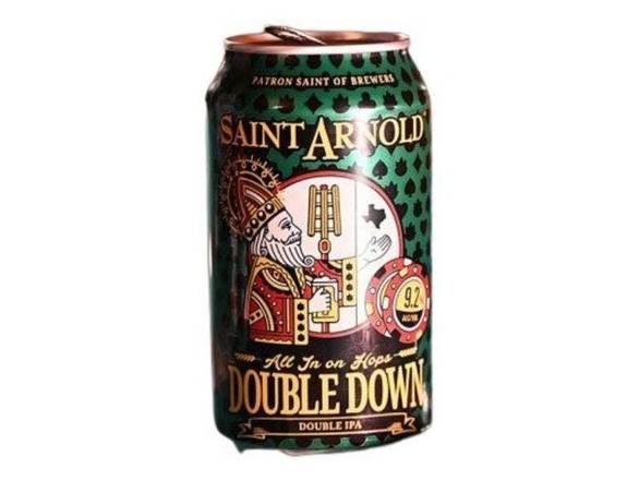 Order Saint Arnold Double Down Double IPA - 6x 12oz Cans food online from Liquor Cabinet store, Houston on bringmethat.com