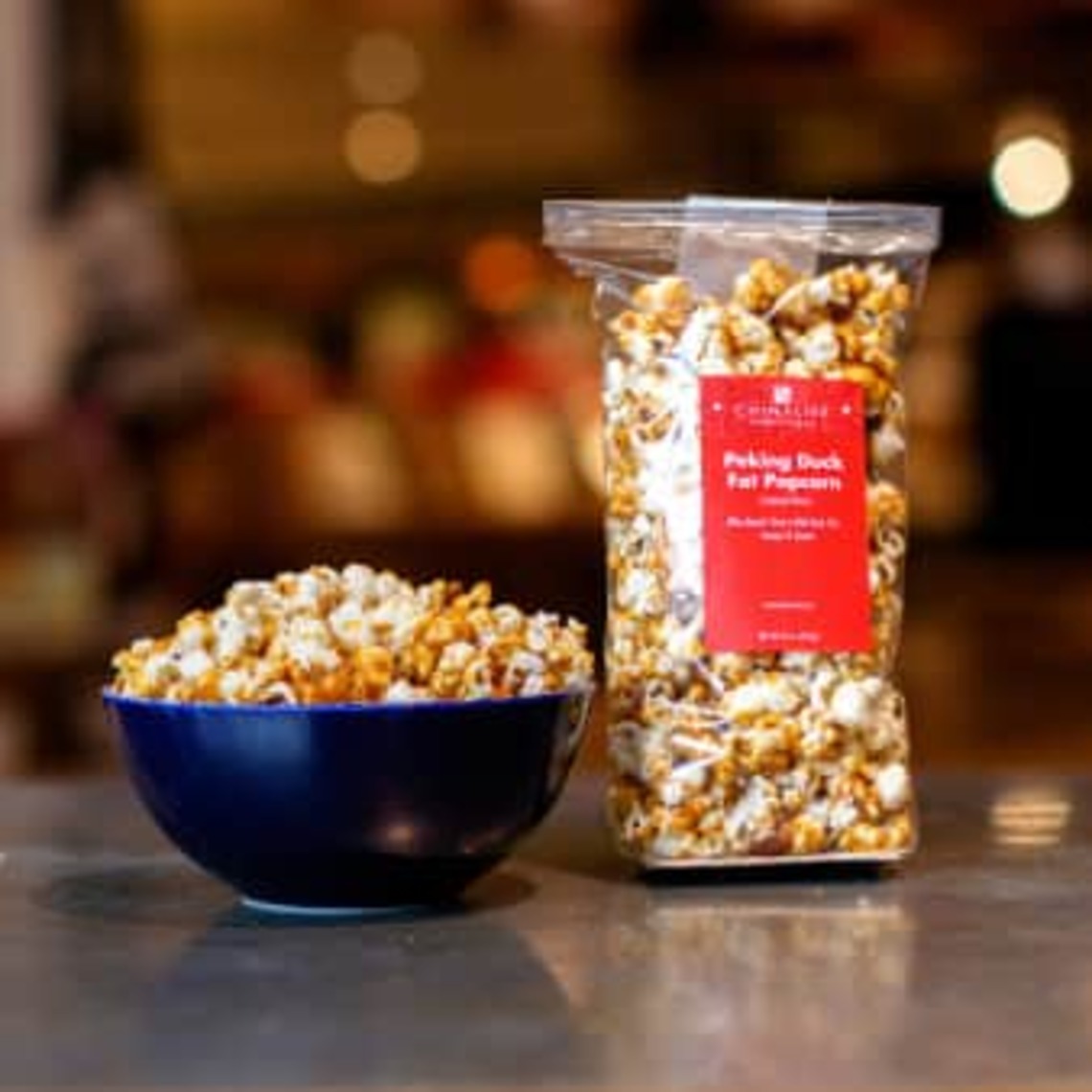 Order Peking Duck Fat Popcorn food online from China Live store, San Francisco on bringmethat.com