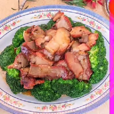 Order 叉烧芥兰Pork with Broccoli food online from Dumpling House in Lodi store, Lodi on bringmethat.com