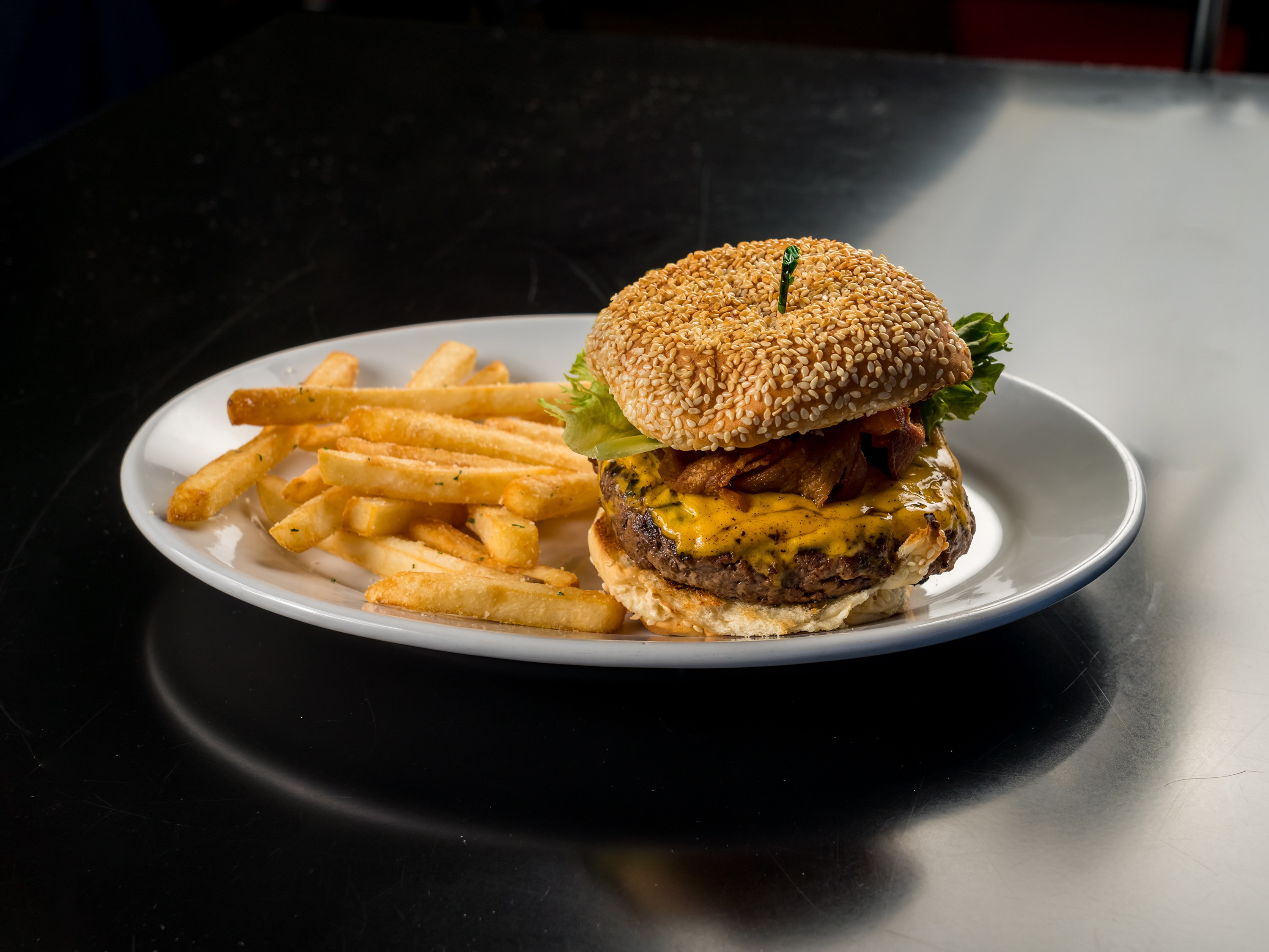 Order The Raider Burger food online from Rudi's store, Patchogue on bringmethat.com