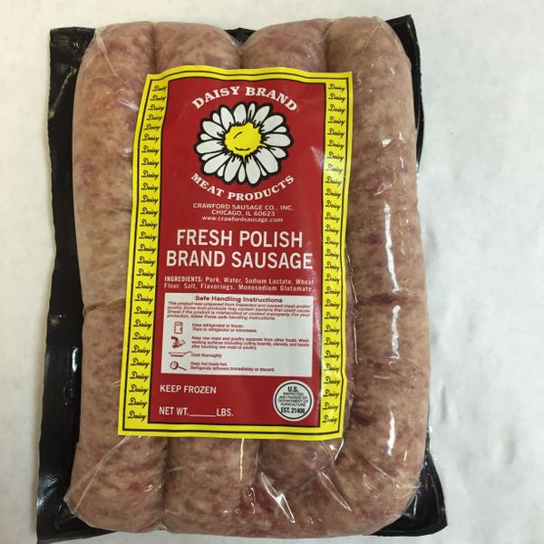 Order Fresh Polish Sausage food online from Crawford Sausage Company, Inc. store, Chicago on bringmethat.com