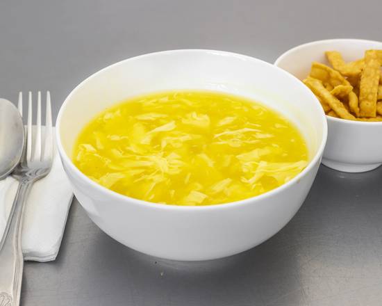 Order 15. Egg Drop Soup food online from Good Taste Restaurant store, Ramsey on bringmethat.com