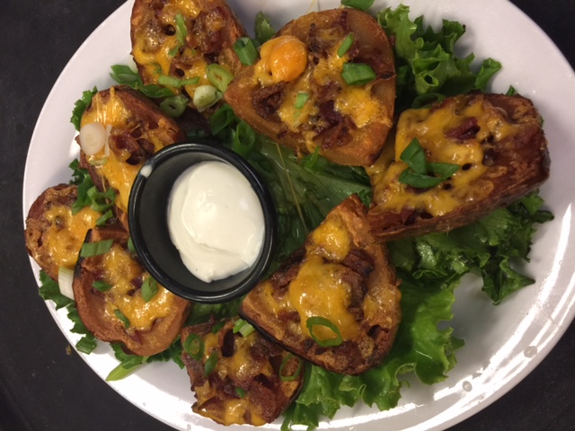 Order Paul's Potato Skins food online from Outlawz Steaks And Bbq store, Tucson on bringmethat.com