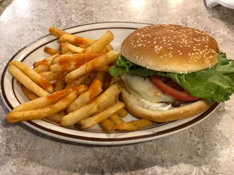 Order Cheeseburger - 6 oz. food online from Cagney Kitchen store, Wilkesboro on bringmethat.com