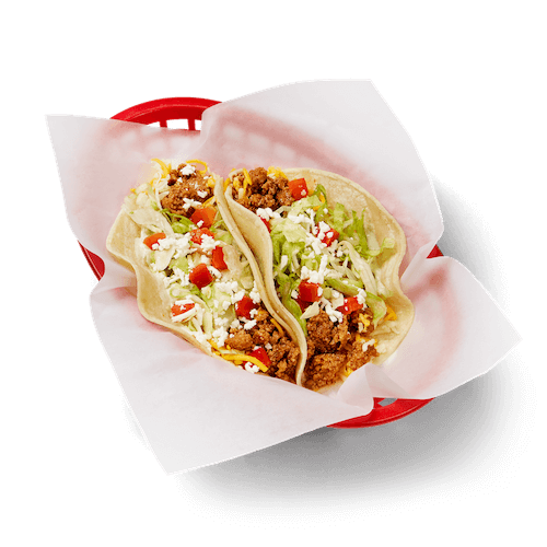 Order Seasoned Ground Beef Taco food online from Fuzzy Taco Shop store, Waco on bringmethat.com