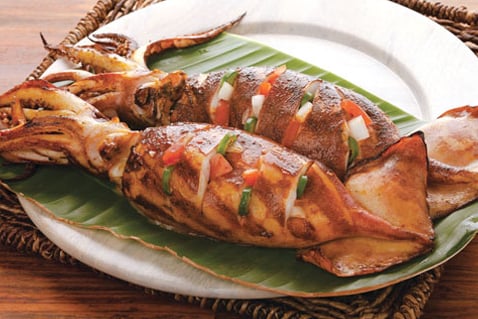 Order 2 Pieces Grilled Whole Squid food online from Grill City store, Vallejo on bringmethat.com