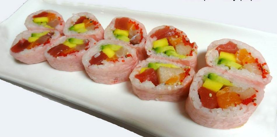 Order 65. Sakura Roll food online from Hu Nan Palace Restaurant store, Fruitland on bringmethat.com