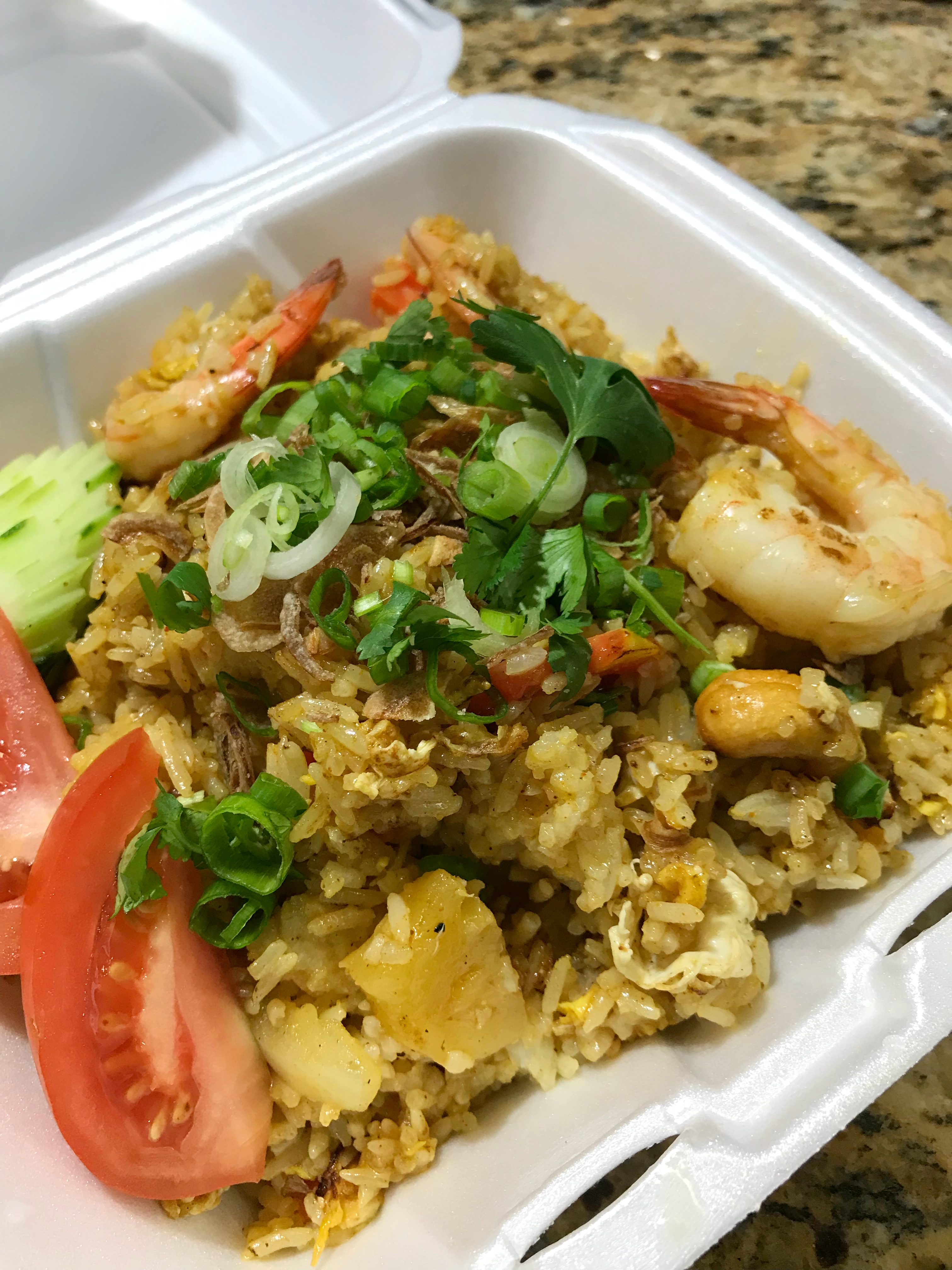 Order Pineapple Fried Rice food online from Thai Fusion Kitchen store, Folsom on bringmethat.com