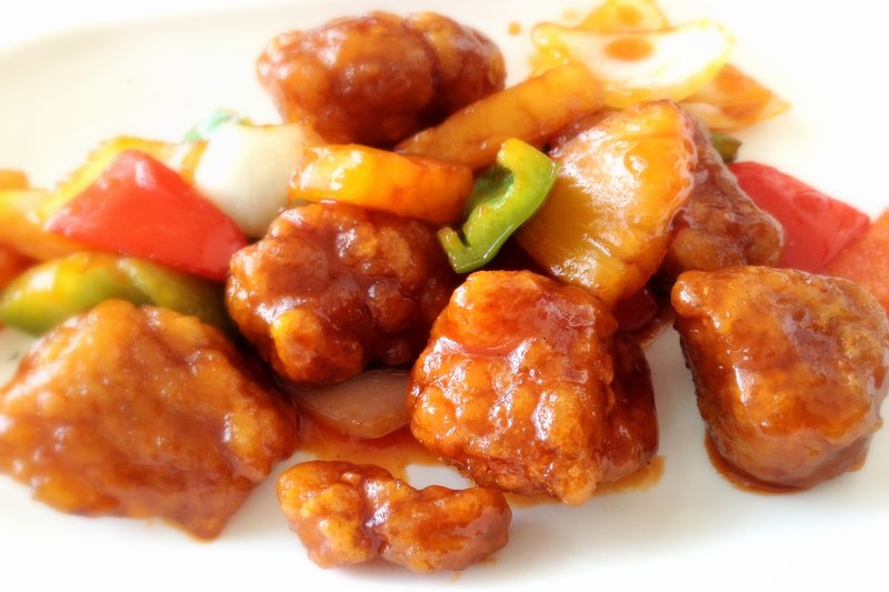 Order 37. Sweet and Sour Pork Lunch food online from New Wong Chinese Restaurant store, Wickliffe on bringmethat.com