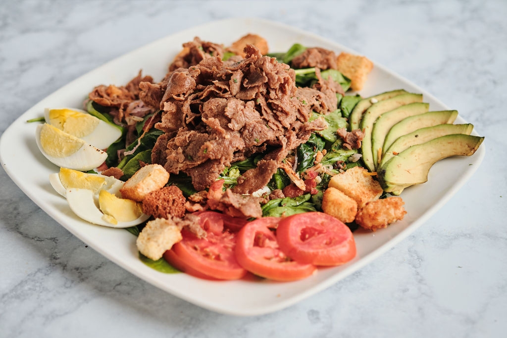 Order Sliced Beef/Cobb Salad food online from Orchid City Fusion Cafe store, Arlington on bringmethat.com