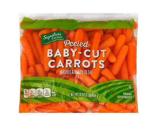 Order Signature Farms · Baby-Cut Peeled Carrots (16 oz) food online from Shaw's store, Newburyport on bringmethat.com