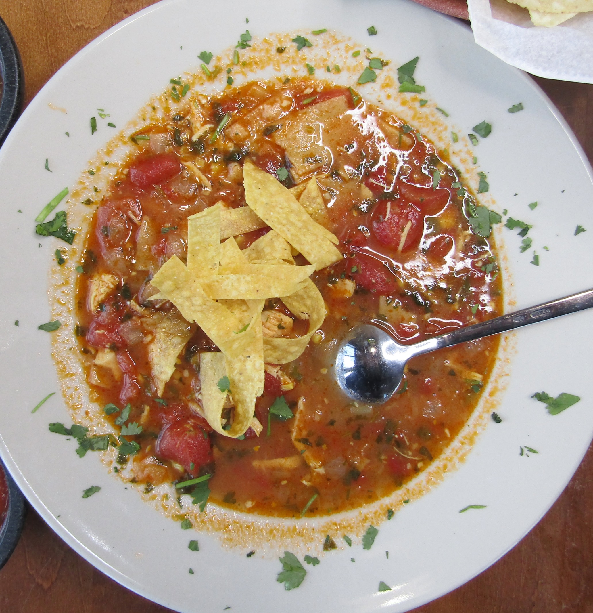 Order Homemade Tortilla Soup food online from Ted Cafe Escondido store, Oklahoma City on bringmethat.com