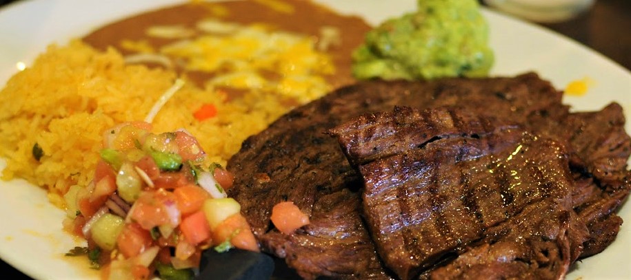 Order Carne Asada food online from La Huerta Grill store, St. Charles on bringmethat.com