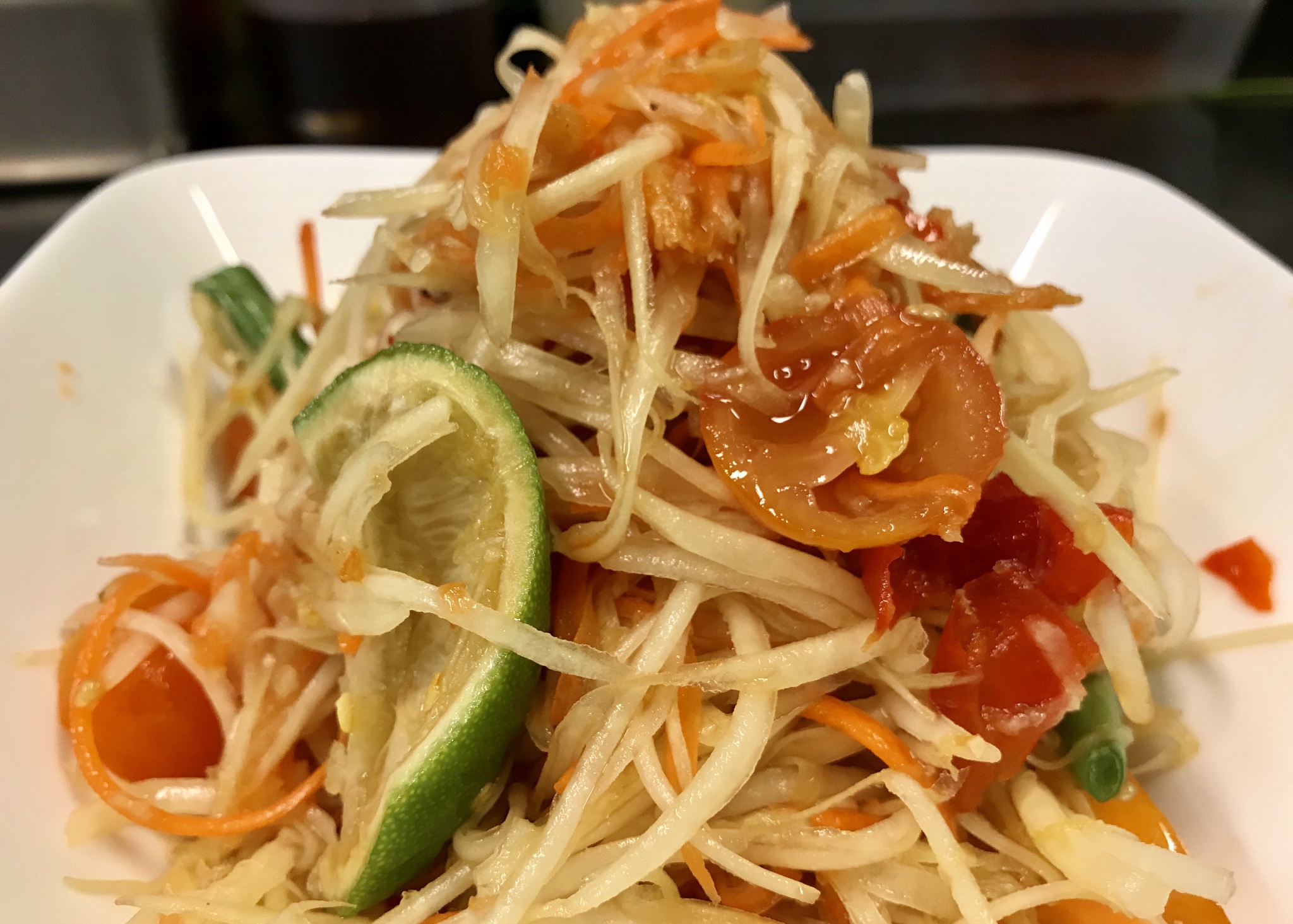 Order Papaya Salad food online from Basil Thai store, Paso Robles on bringmethat.com