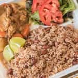 Order Stew Chicken food online from Caribbean Hut store, Charlotte on bringmethat.com