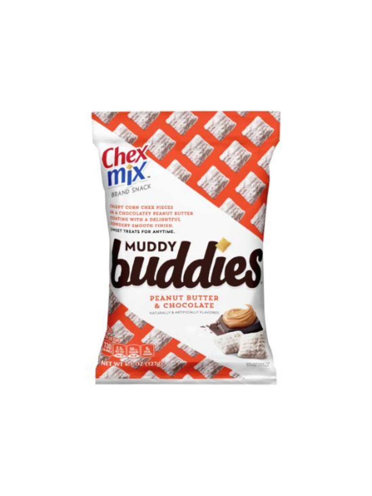 Order Chex Mix Muddy Buddies (4.5 oz) food online from Stock-Up Mart store, Marietta on bringmethat.com