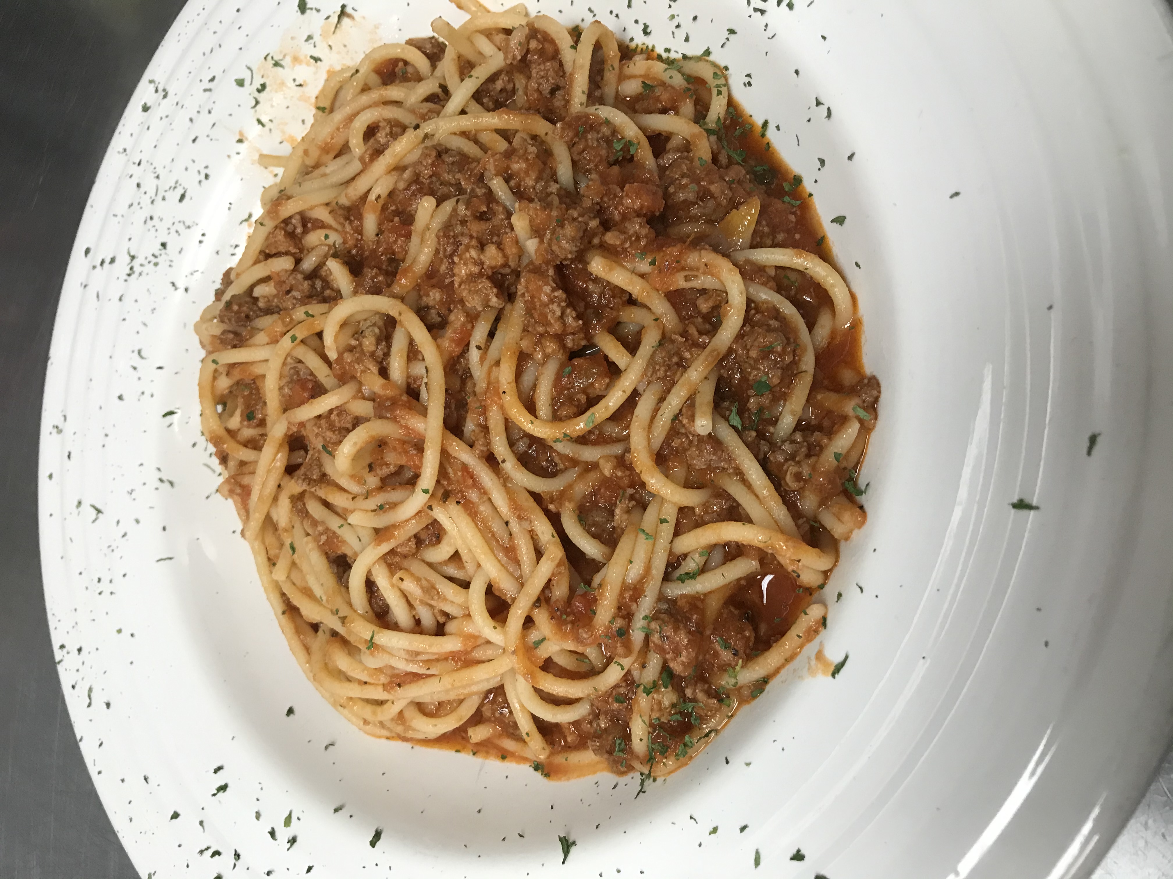 Order Spaghetti Bolognese food online from Marsigliano's Pizzeria & More store, Las Vegas on bringmethat.com