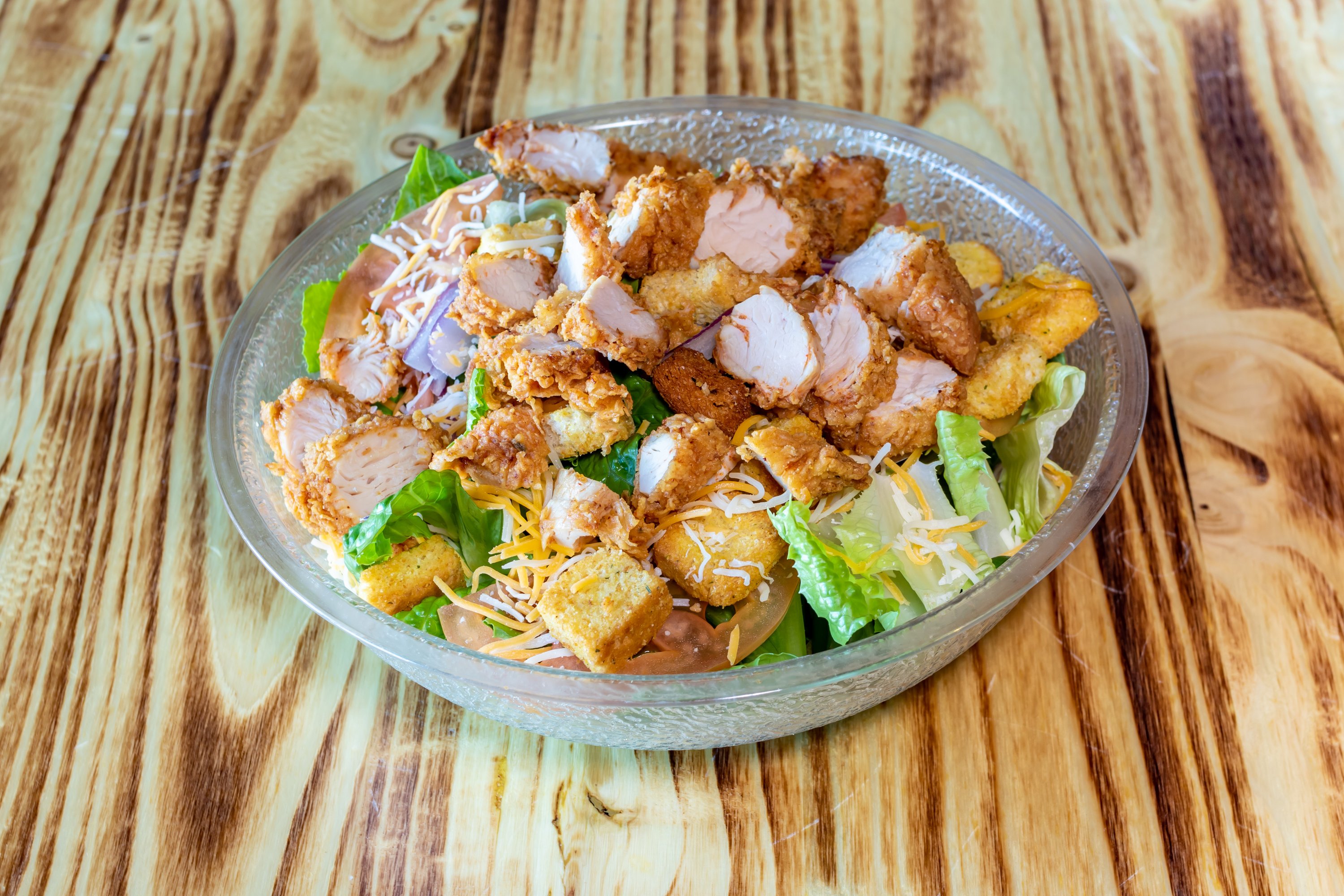 Order Chicken Tender Salad food online from Hook & Reel Cajun Seafood store, Dayton on bringmethat.com