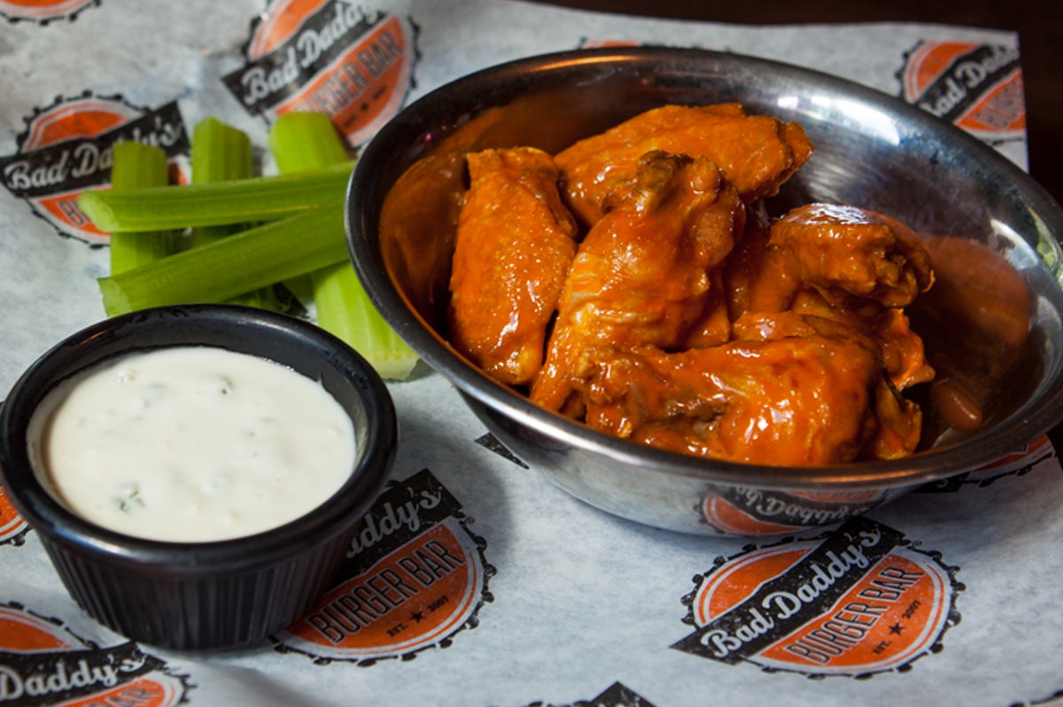 Order Chicken Wings food online from Bad Daddy's Burger Bar store, Morrisville on bringmethat.com
