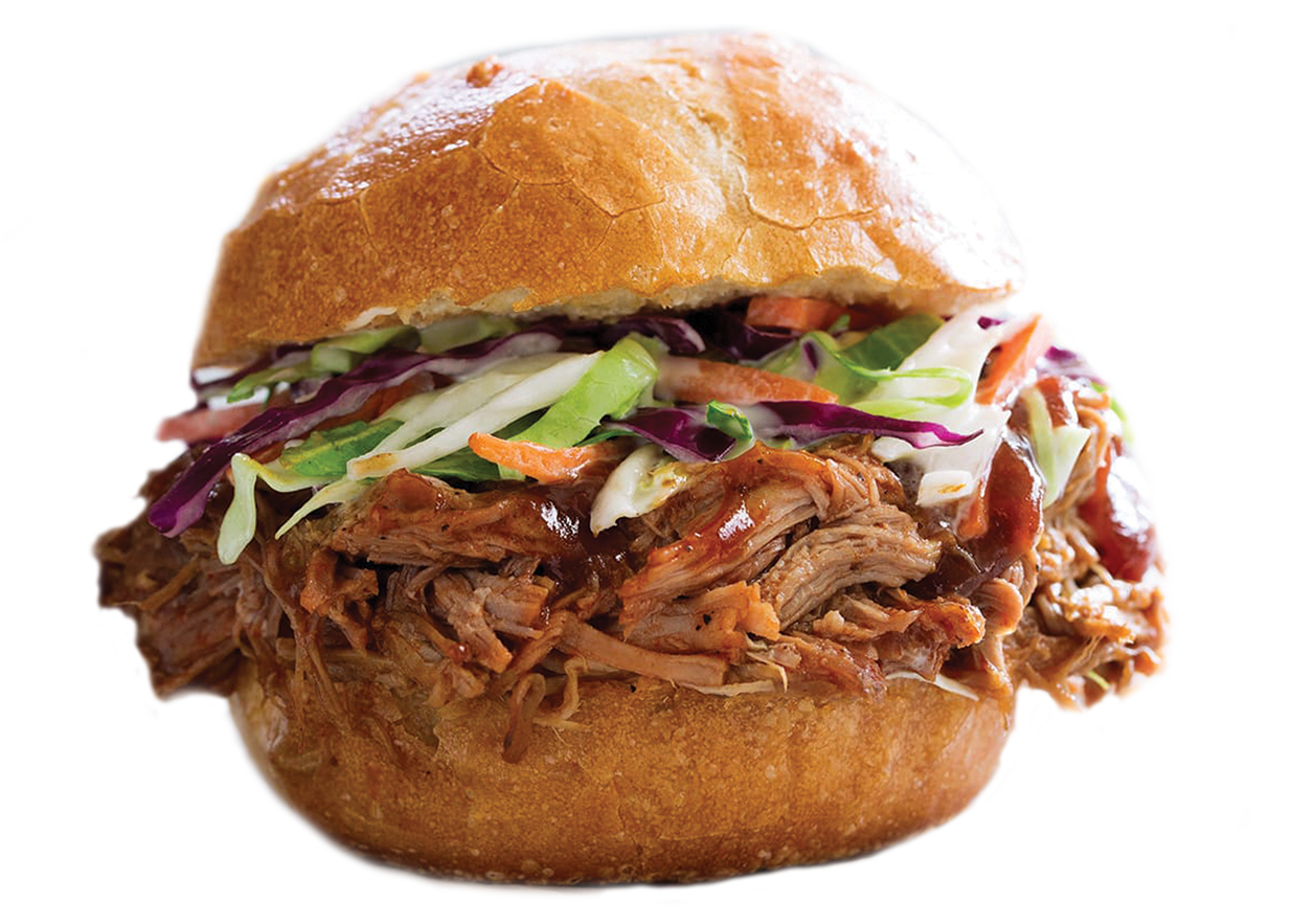 Order Pulled Pork Sandwich Combo food online from Maru Kitchen store, Citrus Heights on bringmethat.com