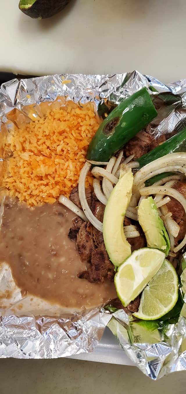 Order Carne Asada Platillo food online from Taqueria la Mexicana store, Jacksonville on bringmethat.com